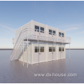 2 story prefab foldable container home